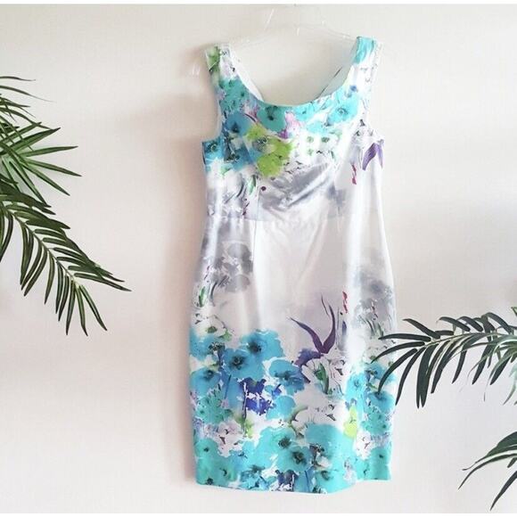 Black Halo Floral Off The Shoulder Neverland Dress Size 10 - Picture 2 of 6